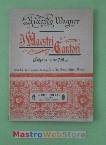 Wagner i maestri cantori - i,
