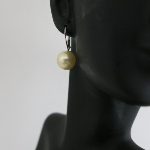 Orecchini giallo chiaro con