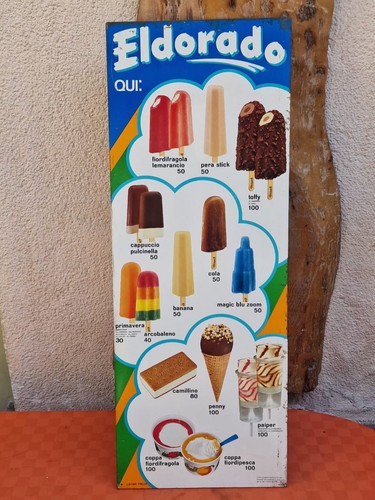 Insegna tabella gelati - insegna,