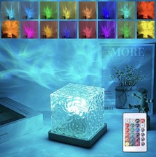 Lampada Proiettore Oceano,Lampada Aurora Boreale Con Telecomando, Luce Notturna 