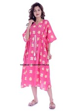 Donna Cotone Lino Mini Abito