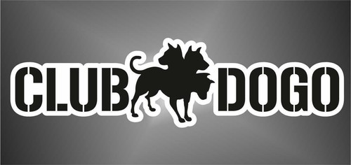 Adesivo sticker club dogo - adesivo,