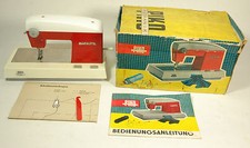 Macchina da cucire giocattolo PIKO Elektra+box originale+manuale libretto toy-NA