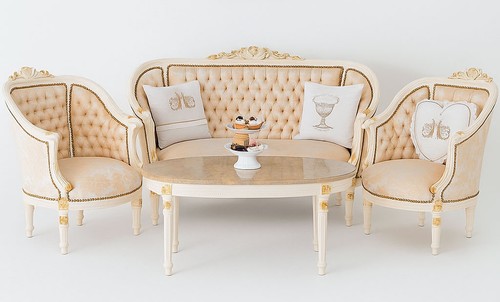 Arredamento barocco salone - arredamento,