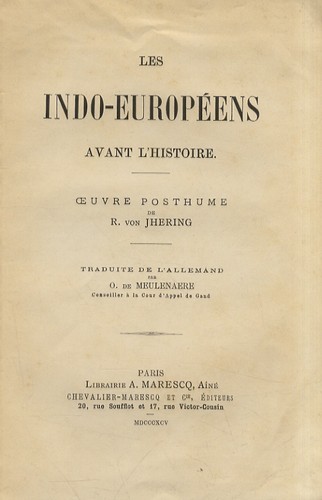 Les indo européens avant - indo-européens,