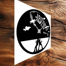 Orologio da parete su disco in