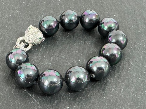 Bracciale perle nocciolo - , di