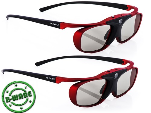 Occhiali shock scarlet - 3d,