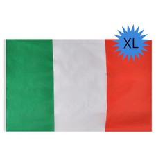Bandiera Italiana Tricolore Bianco rosso Verde XL 450 x 300 cm con Asola Ciao