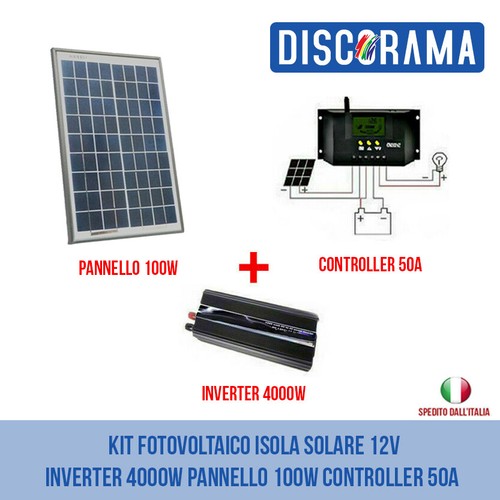 Kit fotovoltaico isola - fotovoltaico, solare