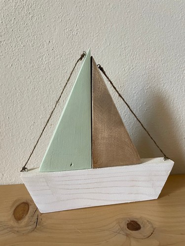 Barca vela legno - in,