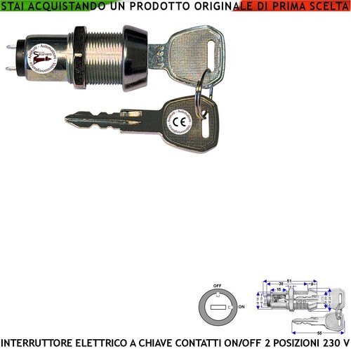 Chiave elettrica interruttore - elettrica,