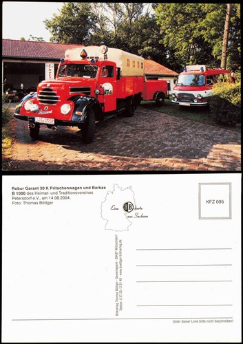 Cartolina vigili del fuoco