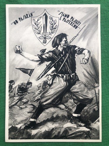 Cartolina militare milizia - cartolina,