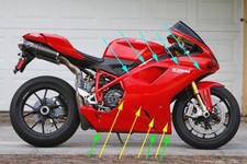 Ducati 1098 1198 848 18x - , dzus