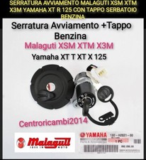 SERRATURA AVVIAMENTO MALAGUTI XSM XTM X3M YAMAHA XT R 125 CON TAPPO BENZINA 