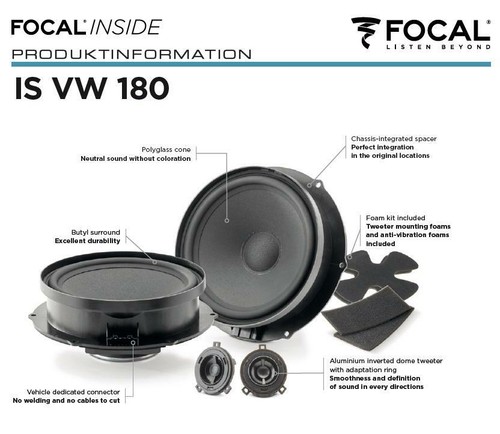 Focal isvw180 altoparlante - isvw180,