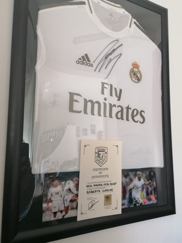 Maglia real madrid autografata - real,