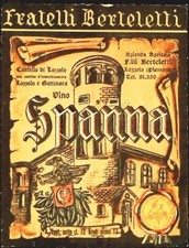 SPANNA - FRATELLI BERTELETTI - ETICHETTA VINO