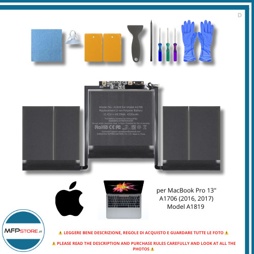 Batteria a1819 compatibile - batteria,