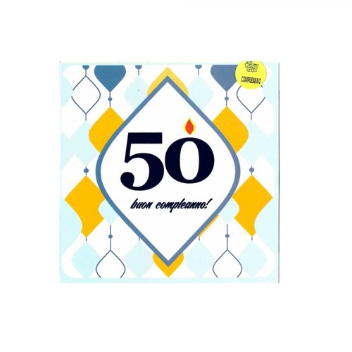 Biglietto auguri augurale 50 - d'auguri,