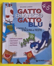 GATTO BIANCO GATTO BLU  LIBRO