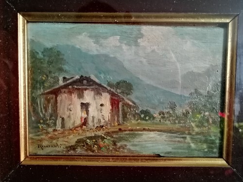 Paesaggio con casa oscar - di,