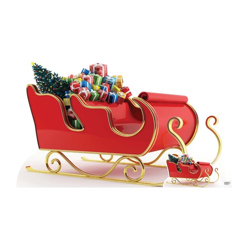 Santa sleigh christmas - santa,
