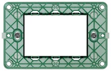 Vimar Plana 14613  Supporto 3 Moduli con Viti per Scatole Rettangolari - Verde