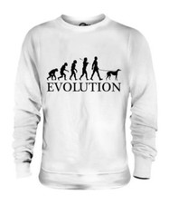 Levriero Evolution Of Uomo Unisex Maglione Uomo Donna Cane Amante Regalo