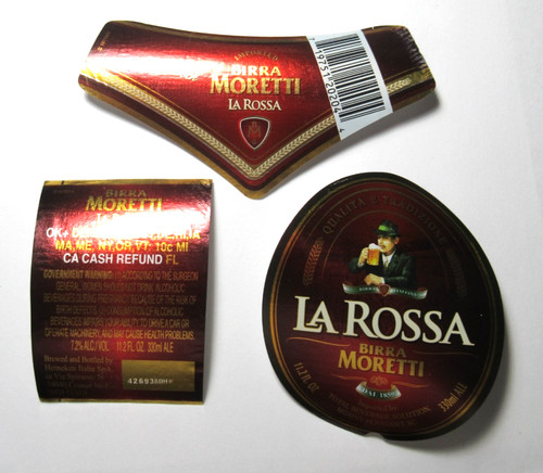 Vintage birra moretti rossa - vintage, la