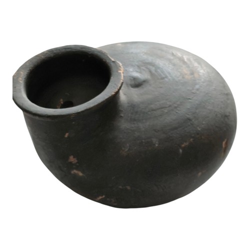 Vaso terracotta scura ceramica