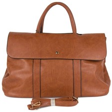 Borsa grande color cuoio donna