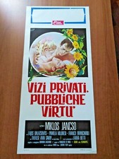 Locandina VIZI PRIVATI, PUBBLICHE VIRTU' 1976 Miklos Jancso, Therese Ann Savoy
