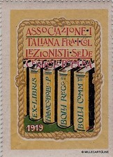 # ERINNOFILO 1919 - ASS. FRA I COLLEZIONISTI sede Bologna- EX LIBRIS- BOLLI- ...