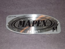 Mapex M Drum Badge with Serial