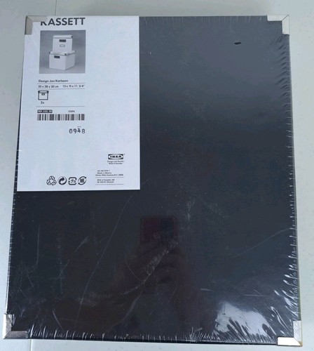 Cassette ikea pezzi - 2, nere