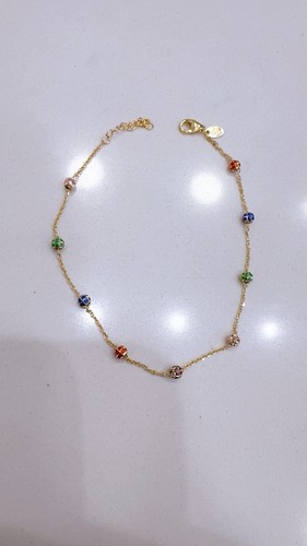Bracciale con sfere smaltate - con,
