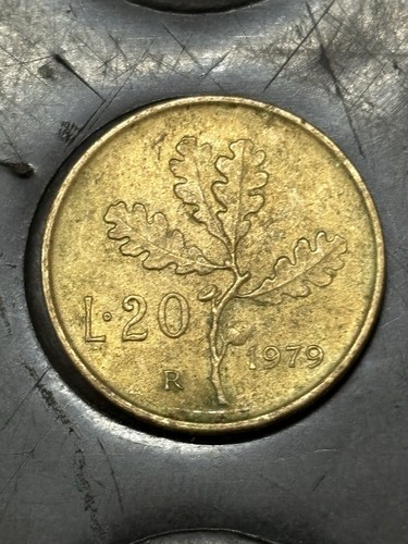 Moneta lire 1979 repubblica - 20,