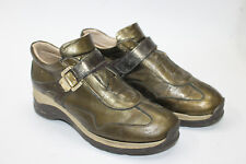 CESARE PACIOTTI scarpe donna tg 6,5 Europa 37 pelle verde S7755