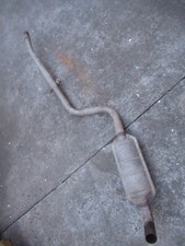 FIAT 124 Special e T - Marmitta tubo centrale con barilotto - Ricambio usato