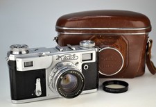 CORPO LISCIO 1971 COMPLETAMENTE REVISIONATO! URSS "KIEV-4A" FOTOCAMERA RF + OBIETTIVO JUPITER-8M (04)