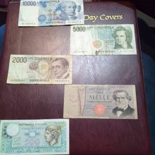 Vintage Set 5 Lire Italia