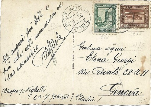 1936 somalia 25c su - 1936,