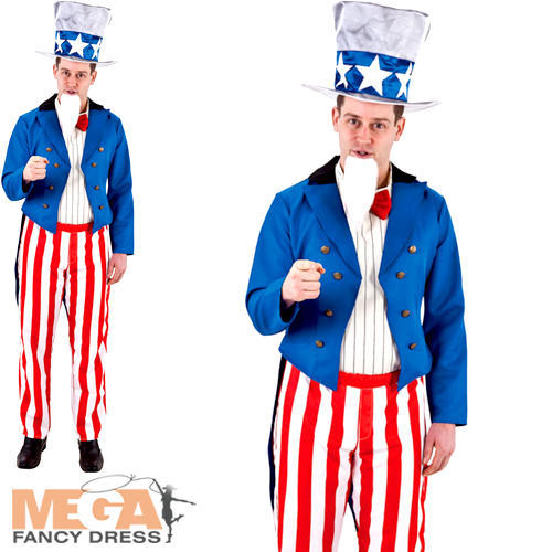 Costume zio sam uomo vestito - sam,