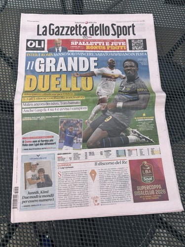 Giornale calcio settembre - giornale,