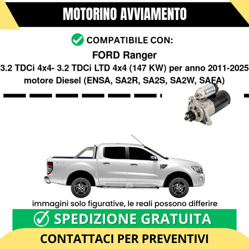 Motorino avviamento ford - motorino,