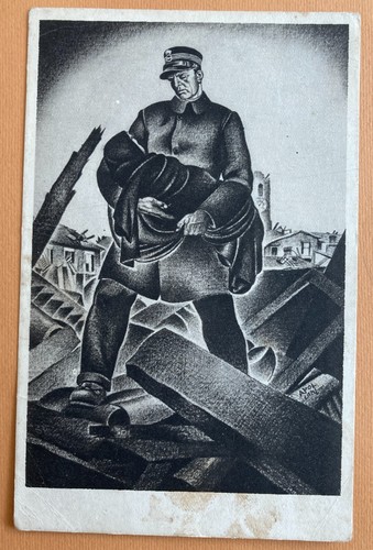 Cartolina illustrata ass - illustrata, "ass