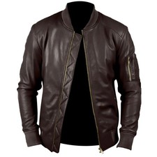 Bomber uomo marrone - , morbido