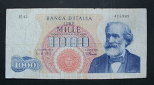 1000 lire Verdi 1° tipo